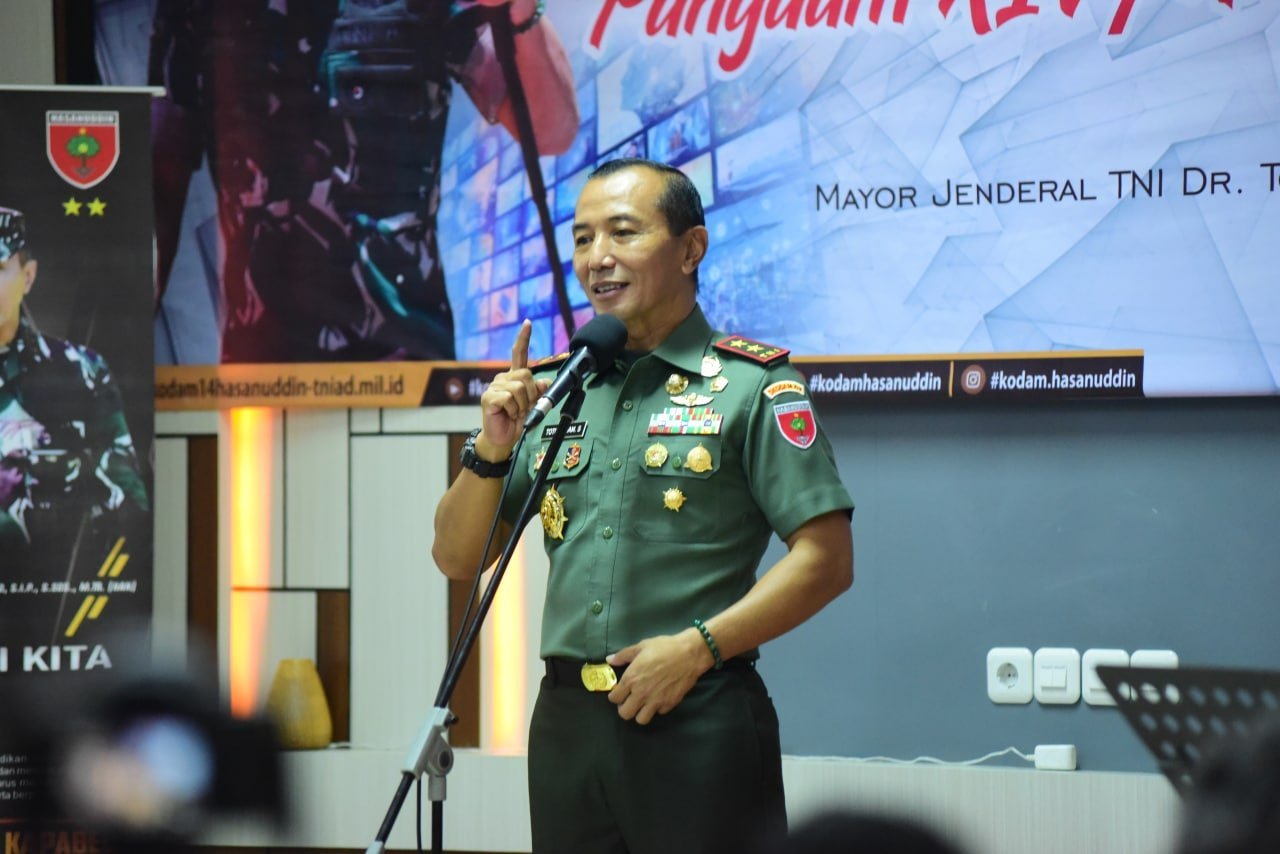 Bersinergi Dengan Media, Pangdam Hasanuddin Sebut Komunikasi Bisa Pengaruhi Tindakan