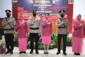 POLRES GOWA: Gelar Pelantikan Kasihumas dan Sertijab Dua Kapolsek Jajarannya