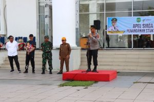 Pesan Wali Kota dan Kapolres Palopo di Apel Siaga Penanganan Stunting
