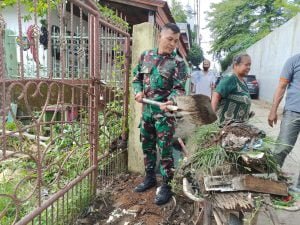 Kodim 1408-08/ mks melaksanakan giat di kampung Pancasila di pimpin oleh Danramil 1408-08 / mks myr inf Hatta.