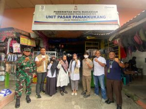 Kodim1408/ Makassar Bersama Gabungan Kantor Perdagangan Melaksanakan Operasi Inflasi Pasar