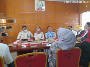 Kunjungan Kerja Strahan Kemhan Ke kantor Dinas Sosial Dan Provinsi SulSel