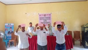 Pencabutan No urut Cakades 2022 di balai desa pa’rappunganta
