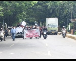 Aksi Solidaritas Wartawan Dan LSM Di Polres Jeneponto