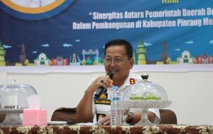 Wabup Pinrang Membuka Sosialisasi Perda Nomor 7 Tahun 2021