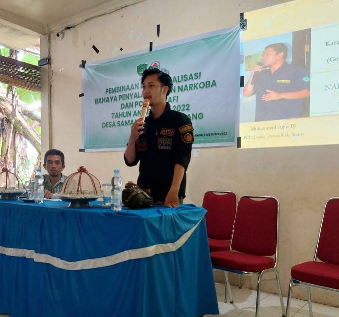 GERTAK KARANG TARUNA Maros Sosialisasi Bahaya Narkoba dan Pornografi | NEWS TV