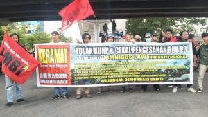 Aliansi Keramat, Tolak KUHP Dan Cekal Pengesahan RUU P3.