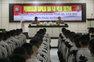 Membentuk Karakter Polri Presisi, Kapolda Sulteng berikan pembekalan 213 siswa Diktuba Polri
