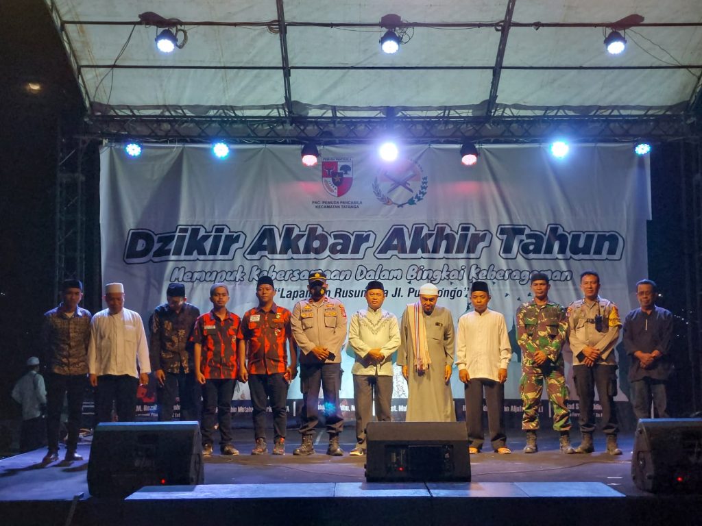Sambut Pergantian Tahun, PAC Pemuda Pancasila Tatanga Melaksanakan Dzikir Bersama
