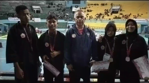 SMA Negeri 1 Batui Kabupaten Banggai, Boyong Dua Emas Dua Perak Di Kejuaraan Nasional Pencak Silat Championship 1 Makassar