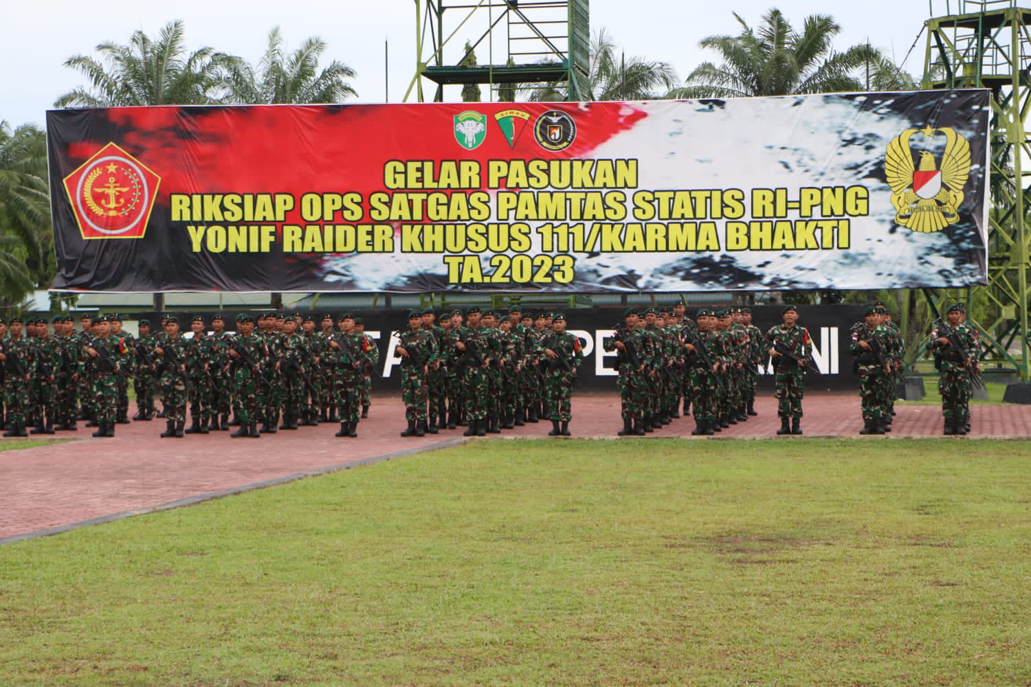 Pemberangkatan Satgas Yonif RK 111/KB Pamtas RI-PNG, Begini Pesan Dandim 0104/Atim Kepada Para Prajurit | NEWS TV