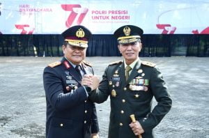 HUT Bhayangkara ke-77 Tahun, Pangdam XIV/Hsn Harap Sinergitas Dan Soliditas TNI-Polri Senantiasa Terjaga