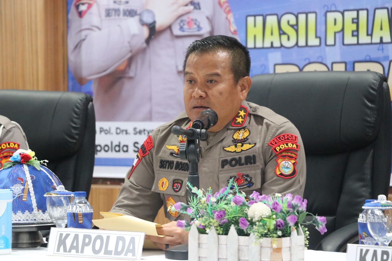 Kapolda Sulsel Pimpin Press Release hasil Operasi Patuh Pallawa 2023 | NEWS TV