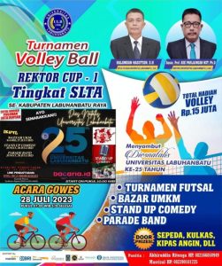 Antusias Masyarakat Berbagai Kalangan Sukseskan Dies Natalis 25 Tahun Universitas Labuhanbatu (Jum’at 28:Juli 2023)