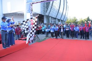 Gelar Fun Walk And Family Gathering Dies Natalis ke-67 Unhas, Aster Kasdam XIV/Hsn Wakili Pangdam