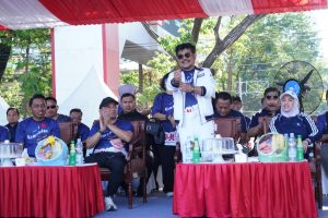 Sejumlah Forkopimda Meriahkan Jalan Santai TOS Bersama Mentan RI, Dandim 1408/Mks Hadir Wakili Pangdam XIV/Hsn