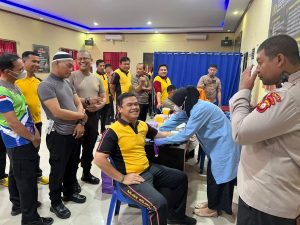 Polres Gowa Gelar Pemeriksaan Kesehatan Berkala Personel