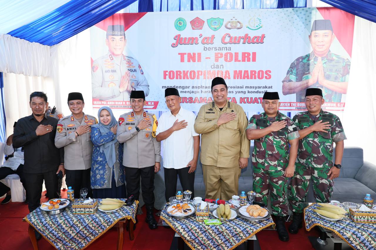 Kapolda Sulsel Ajak Masyarakat Tidak Mudah Terprovokasi Isu Menyesatkan, Di Acara Jum'at Curhat | NEWS TV Indonesia