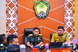 Kolaborasi Kodam XIV/Hsn Dan Pemda Gowa, Akan Manfaatkan Lahan Kosong Untuk Ketahanan Pangan