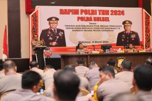 *Kapolda Sulsel Pimpin Rapim Polri Tahun 2024 Polda Sulsel*