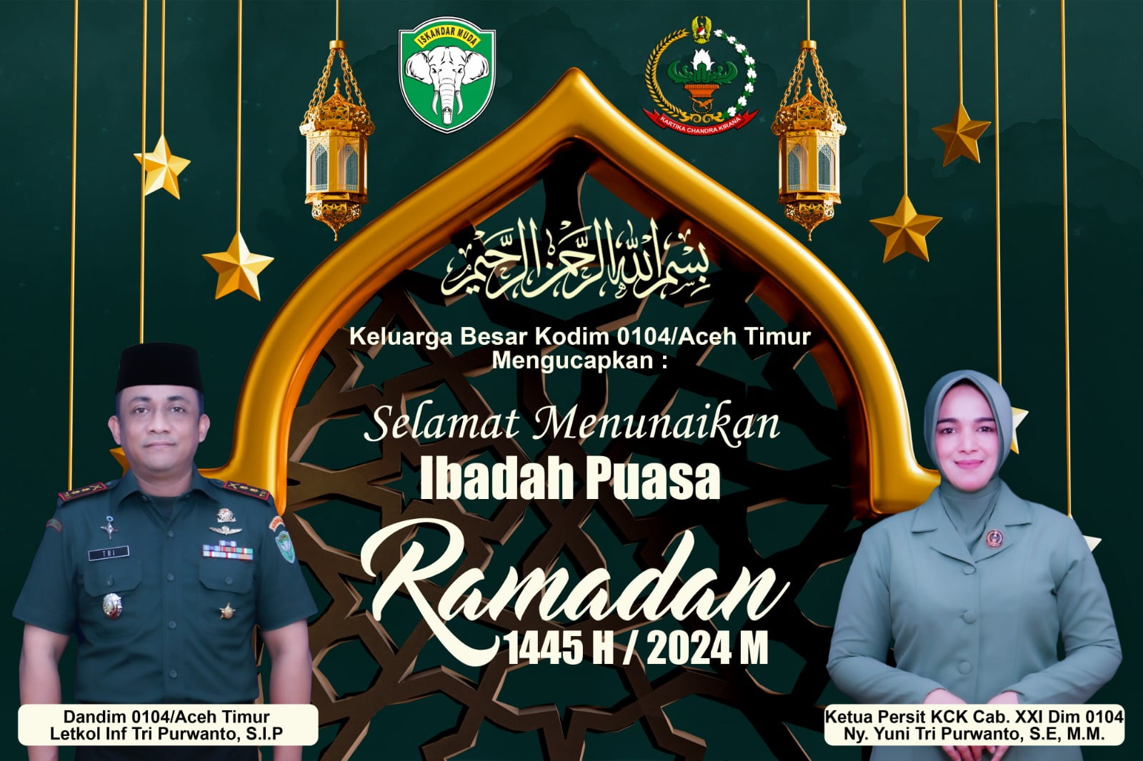 Dandim 0104/Atim Ucapkan Selamat Menunaikan Ibadah Puasa 1445 H | NEWS TV Indonesia