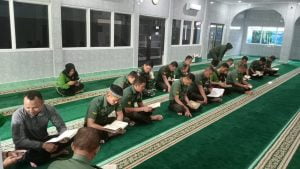 Selama Ramadhan, Personel dan PNS Kodim 1408/Mks Laksanakan Tadarus Al-Quran