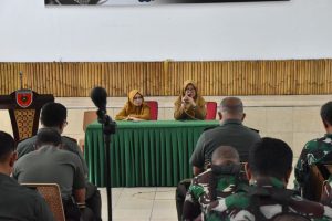 Kodim 1408/Mks mendapat Penyuluhan Kesehatan oleh Dinas Kesehatan Makassar