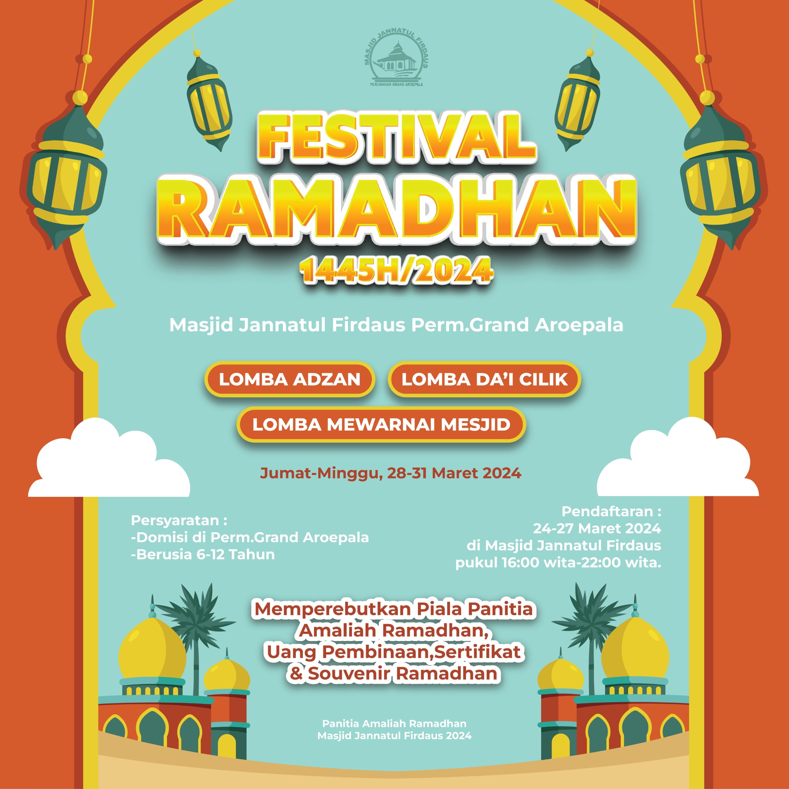 Masjid Jannatul Firdaus Perm Grand Aroepala Gelar Festival Ramadhan 1445 H | NEWS TV Indonesia