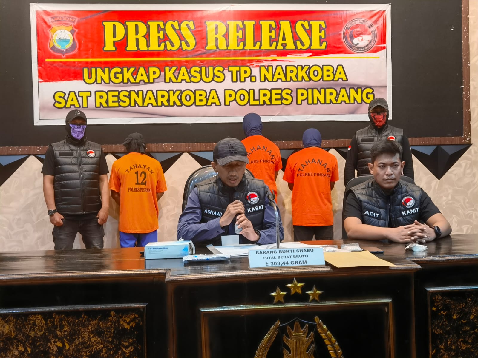 Patut Di Apresiasi".. Sat Resnarkoba Polres Pinrang, Gagalkan Dan Mengamankan 3 Orang Pelaku Pengedar Shabu | NEWS TV Indonesia