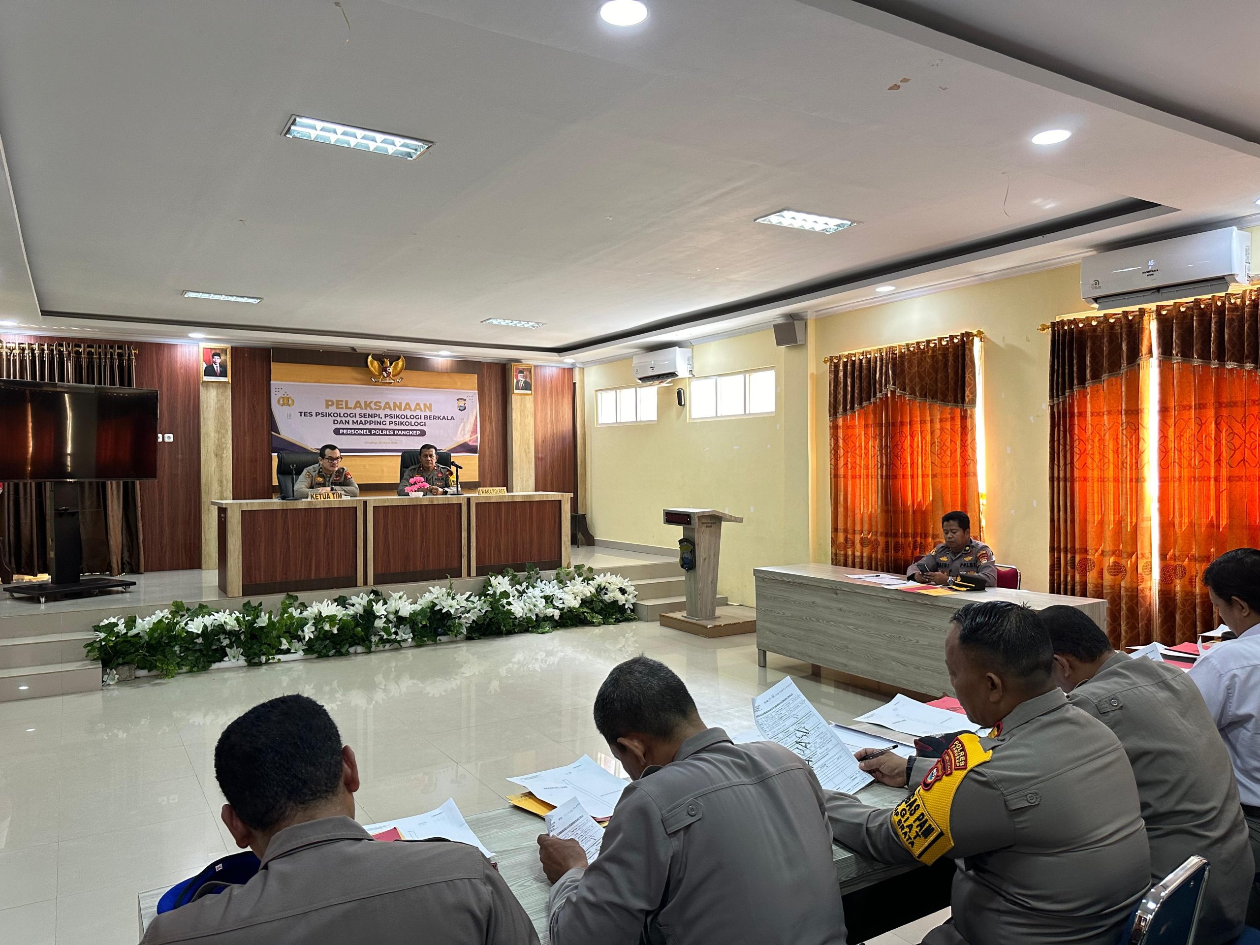 Bagian Psikologi Biro SDM Polda Sulsel Gelar Pemeriksaan Psikologi bagi personil Polri diwilayah hukum Polda Sulsel. | NEWS TV Indonesia