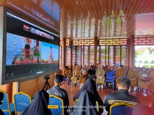 Jajaran Sekretariat Dewan Provinsi Sulawesi Barat mengikuti Apel Secara Virtual Di Rumah Aspirasi DPRD