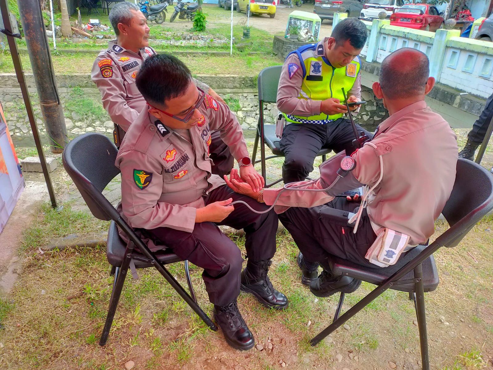 Sie Dokkes Polres Takalar Cek Kesehatan Personel Yang Terlibat Dalam Operasi Ketupat 2024 | NEWS TV Indonesia