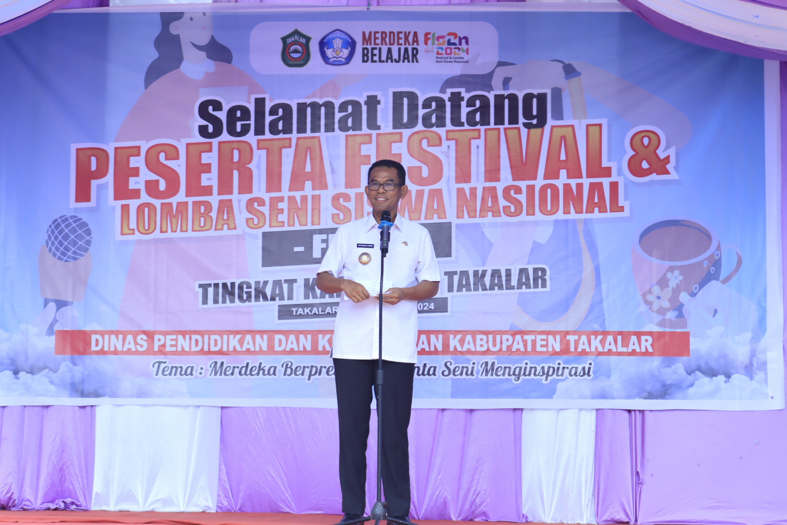 Buka Festival & Lomba Seni Siswa Nasional, Pj. Bupati : Bekali Diri Dengan Pendidikan | NEWS TV Indonesia