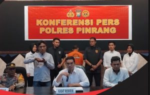 2 Orang Tersangka Kasus Pembunuhan Pelayan Cafe Diamankan Polres Pinrang ” Ini Motifnya