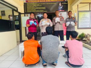 Polres Langsa Berhasil Meringkus Tiga Pemain Judi Kartu Joker, di Rumah Kosong