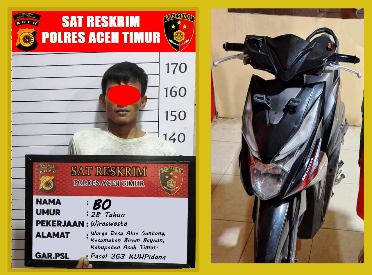 Polres Aceh Timur Berhasil Mengamankan Pelaku Pencurian Kendaraan Bermotor | NEWS TV Indonesia