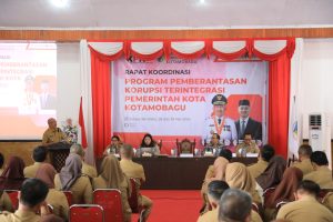 Pemkot Kotamobagu Rakor dengan KPK RI: Berkomitmen Lawan Korupsi