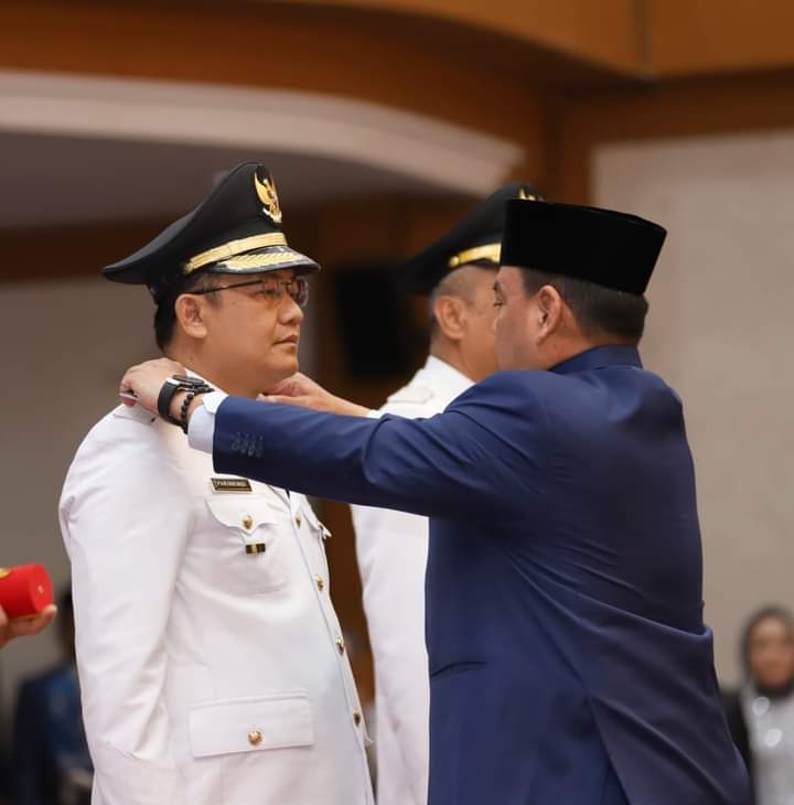 Andap Budhi Revianto Lantik Tiga Pj Bupati di Sultra