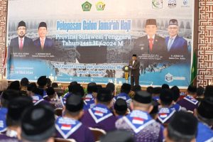 Pj. Gubernur Lepas 2.122 Jamaah Calon Haji Sulawesi Tenggara
