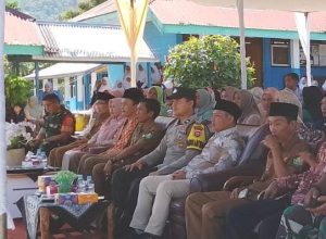 Bhabinkamtibmas Polsek Lebong Atas Hadiri Perpisahan Siswa Siwi SMPN 02 Lebong