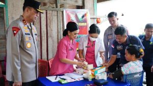Semarak Bhayangkara ke 78, Kapolda Sulbar Kunjungan Bakti Sosial Ke Bonehau