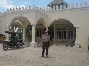 SAMAPTA POLSEK MA’RANG HADIRI PELETAKAN BATU PERTAMA DARUL KHAIR PANGKEP