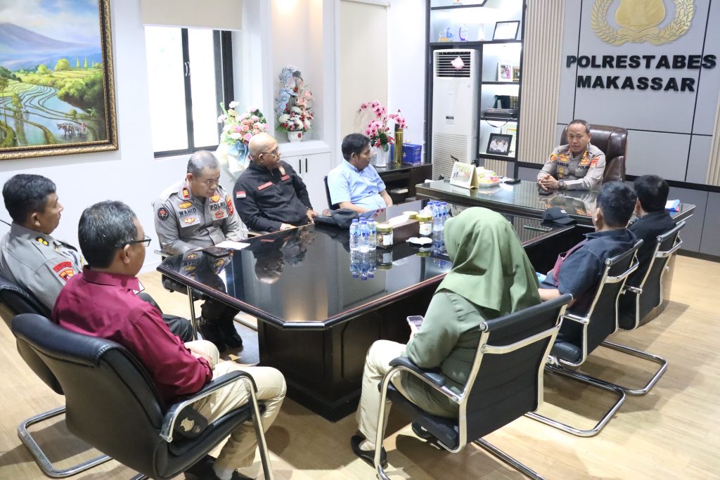 Pengurus PJI Sulsel Audiensi Dengan Kapolrestabes Makassar