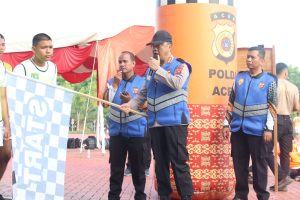 Saat Ikut Tes Jasmani, Calon Bintara Polwan Terima Arahan Dari Kabid Humas Polda Aceh