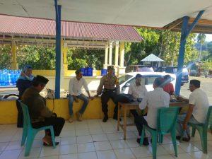 PASCA LEBARAN IDUL ADHA, BHABINKATIBMAS KOORDINASI DAN SILATURAHMI DENGAN PEMERINTAH DESA