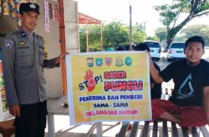 BHABINKAMTIBMAS POLSEK SEGERI MELAKSANAKAN SOSIALISASI SABER PUNGLI