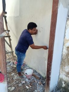 RENOVASI 5 RUMAH PERWIRA STAF KODIM 1408/MKS DENGAN SWAKELOLA BAPAK KASAD