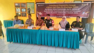 BHABINKAMTIBMAS HADIRI PELANTIKAN DAN PENGAMBILAN SUMPAH SERTA BIMTEK PEMUTAKHIRAN DATA PEMILIH PADA PILKADA SERENTAK TAHUN 2024.