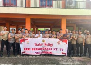 Wakapolres Kompol Sulkarnain Pimpin Bakti Religi Bersihkan Gereja dan Masjid