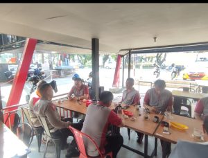 Kapolsek Tamalanrea Gelar Anev Mingguan Situasi Kamtibmas 